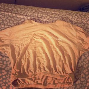 Beige hollister cropped